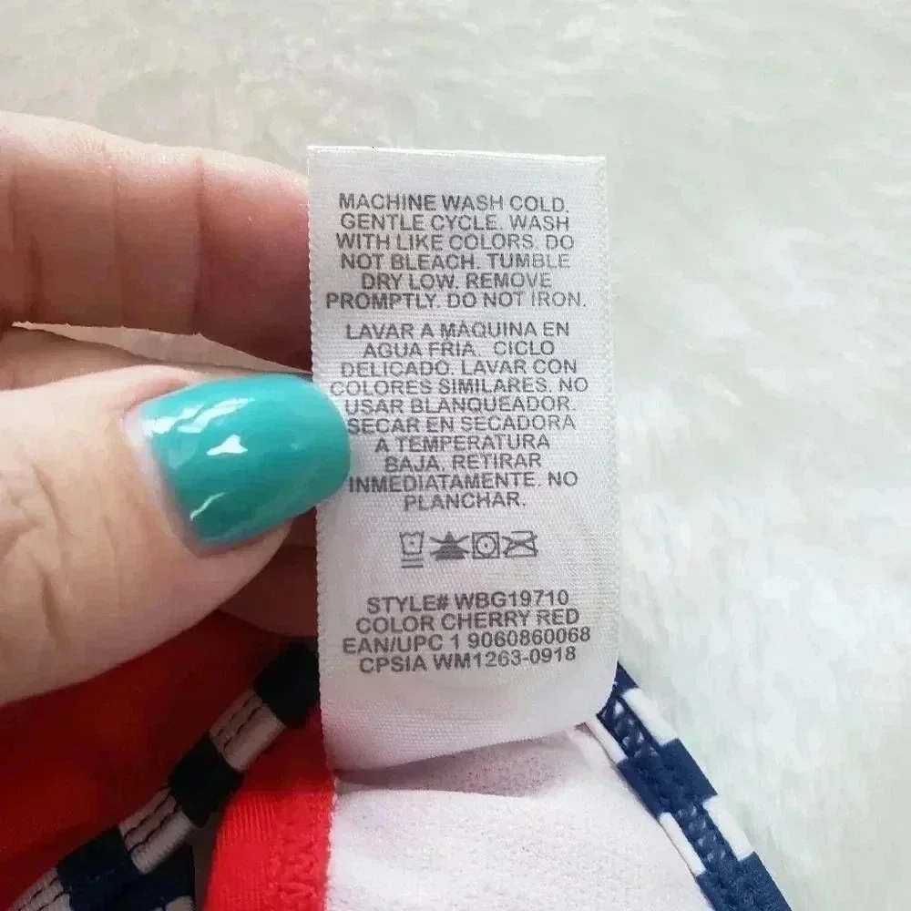 Wonder Nation Polka Dot/Stripe Bikini